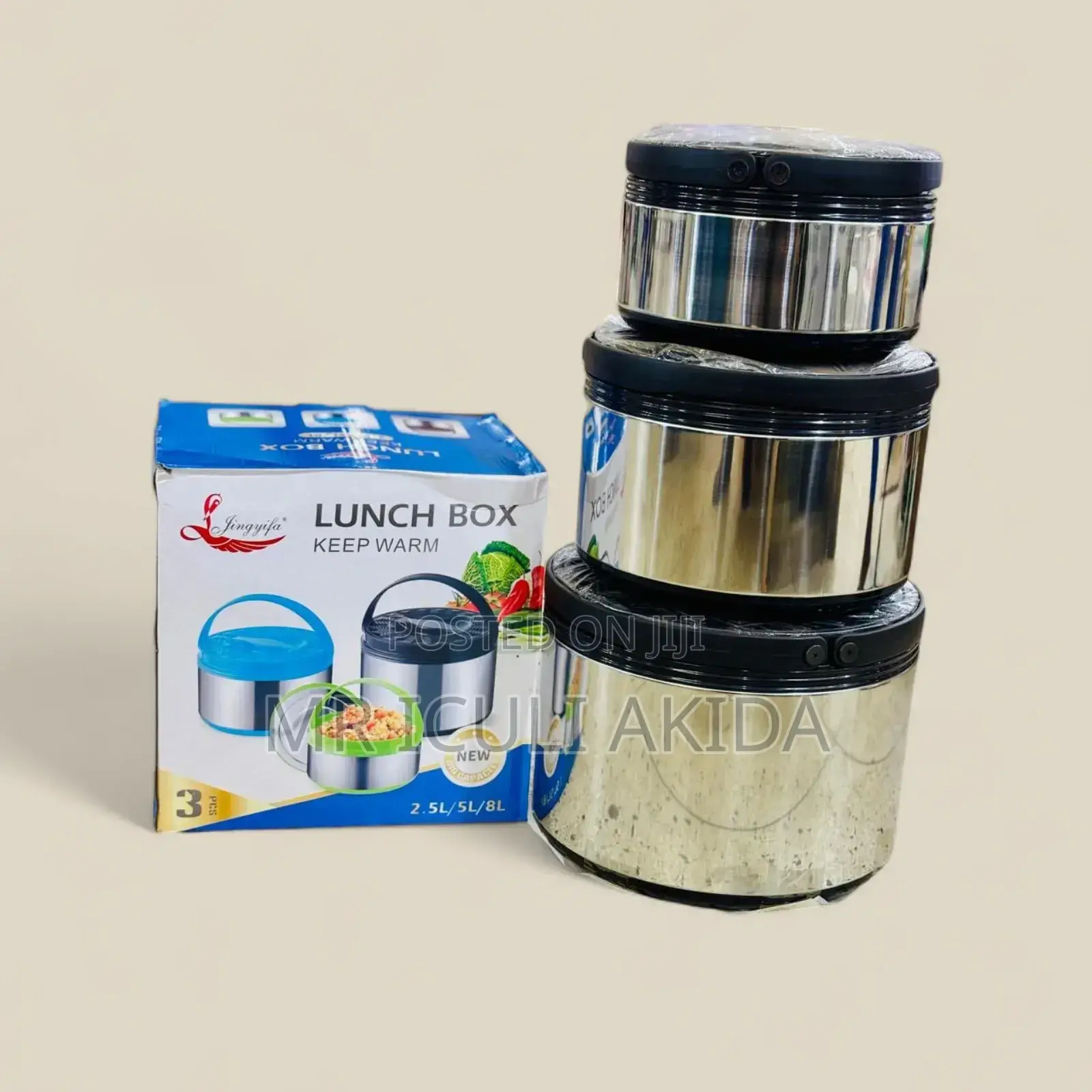 2.5,5,8L Keep Warm Food Storage Lunch Box