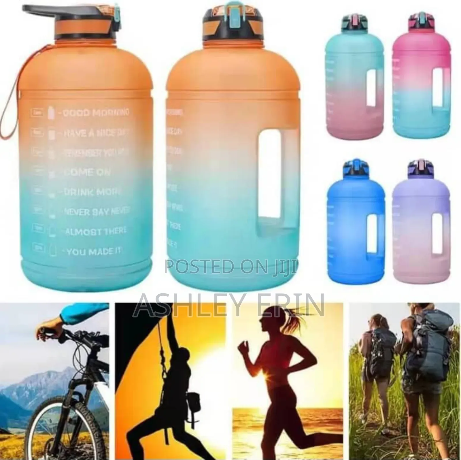 Outdoor Sports Plastic Water Bottle
