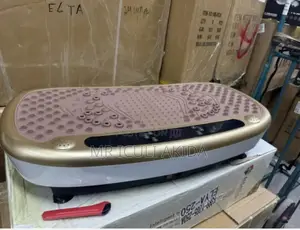 Home Gym Foot Floor Vibration Plate Massager Fr Body Sliming