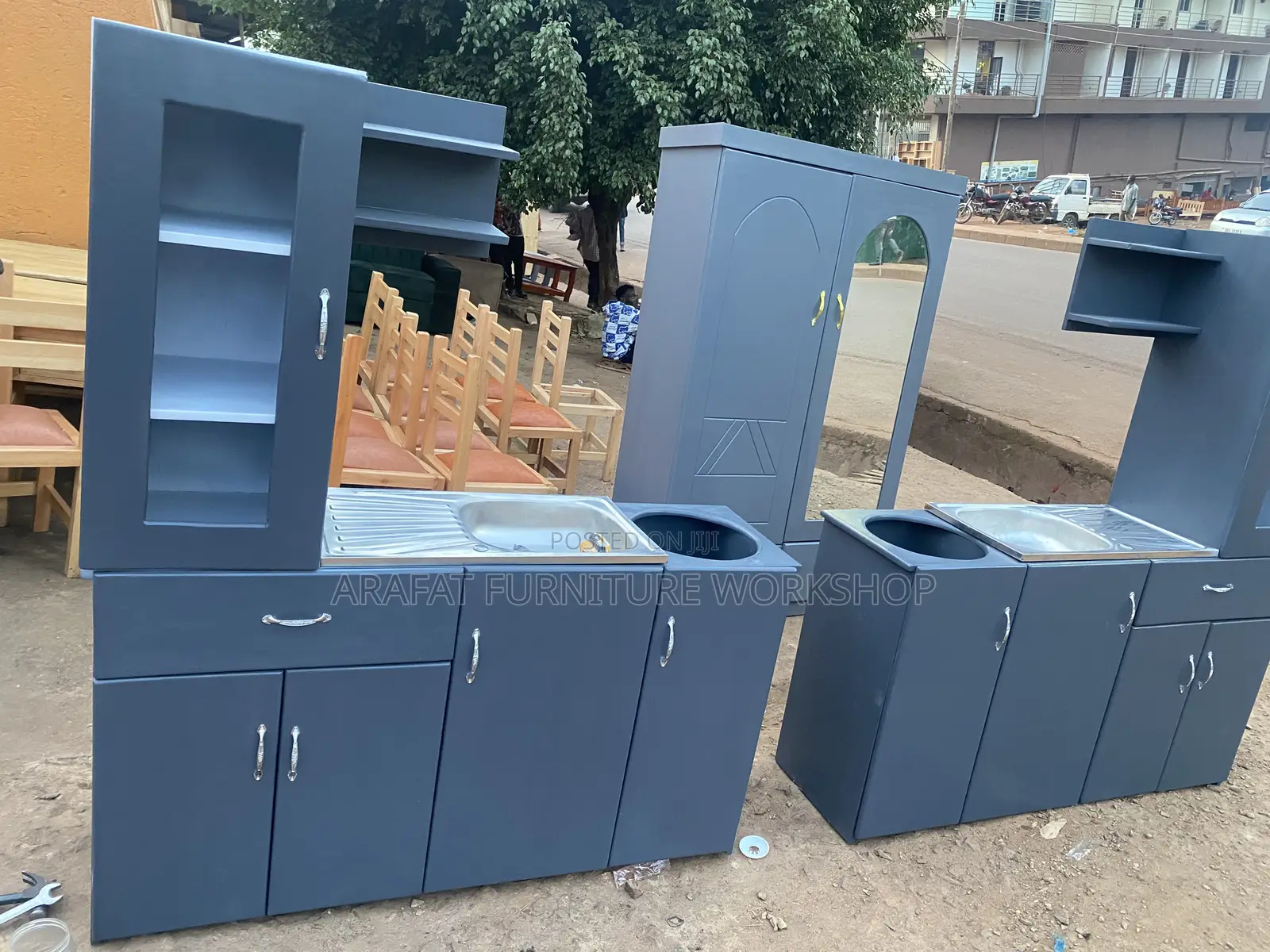 Movable Kitchen/ Sink/ Gas Grill/ Gas