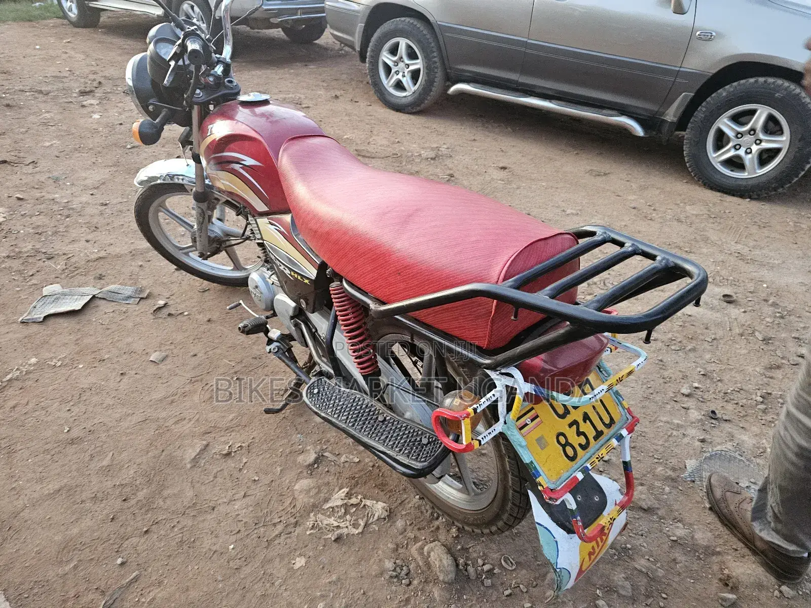 TVS XL 100 2017 Red
