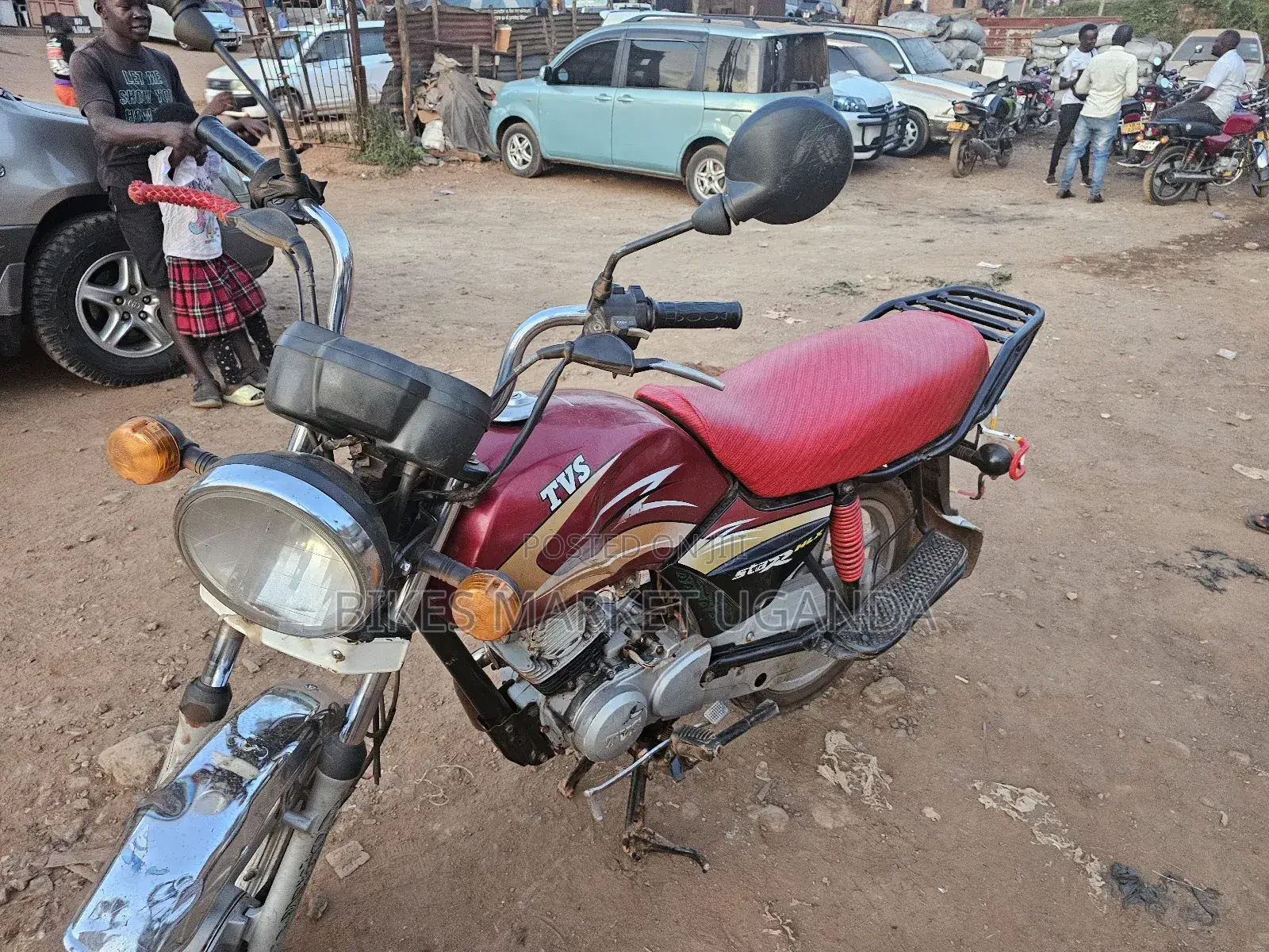 TVS XL 100 2017 Red