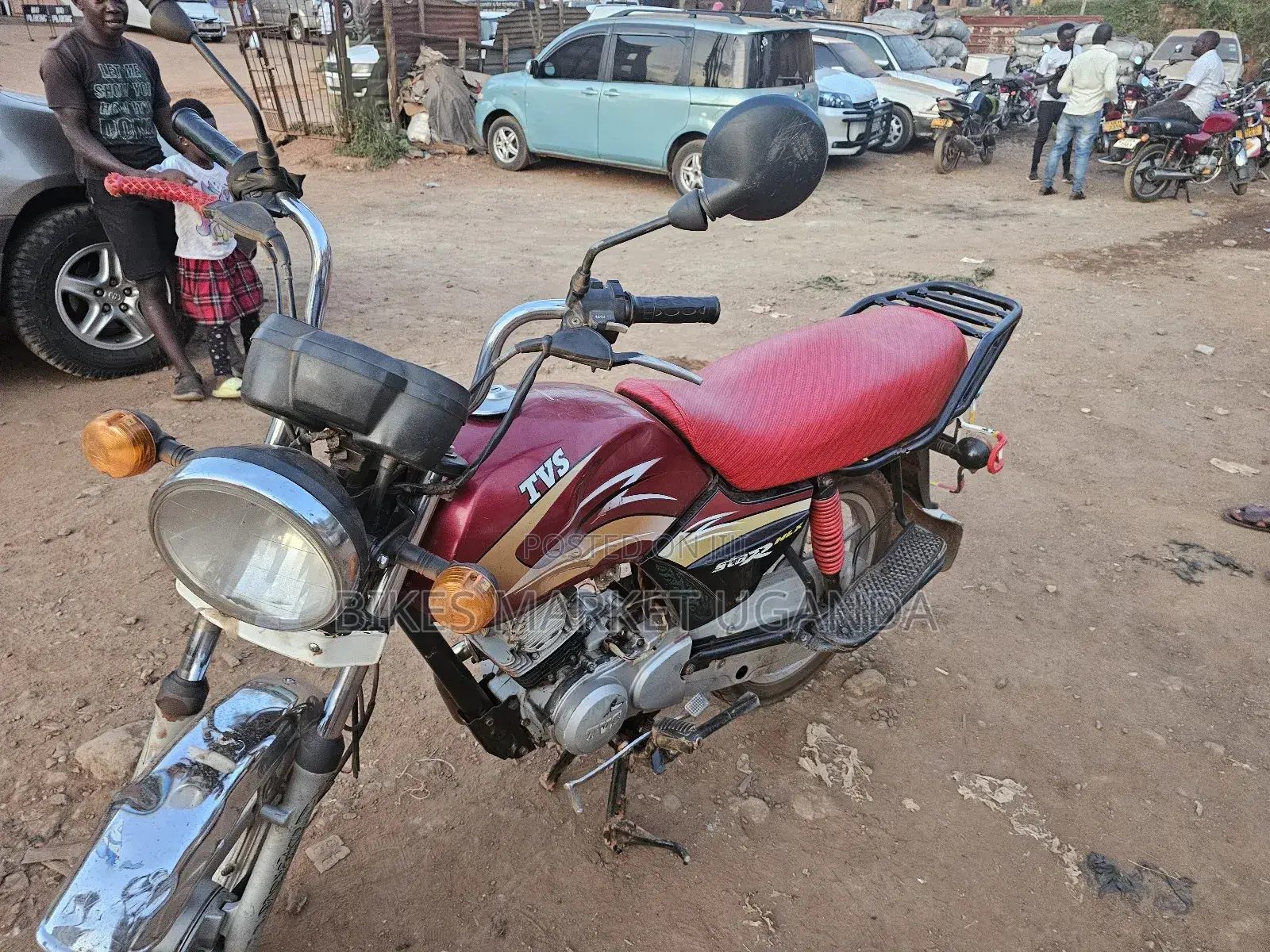 TVS XL 100 2017 Red