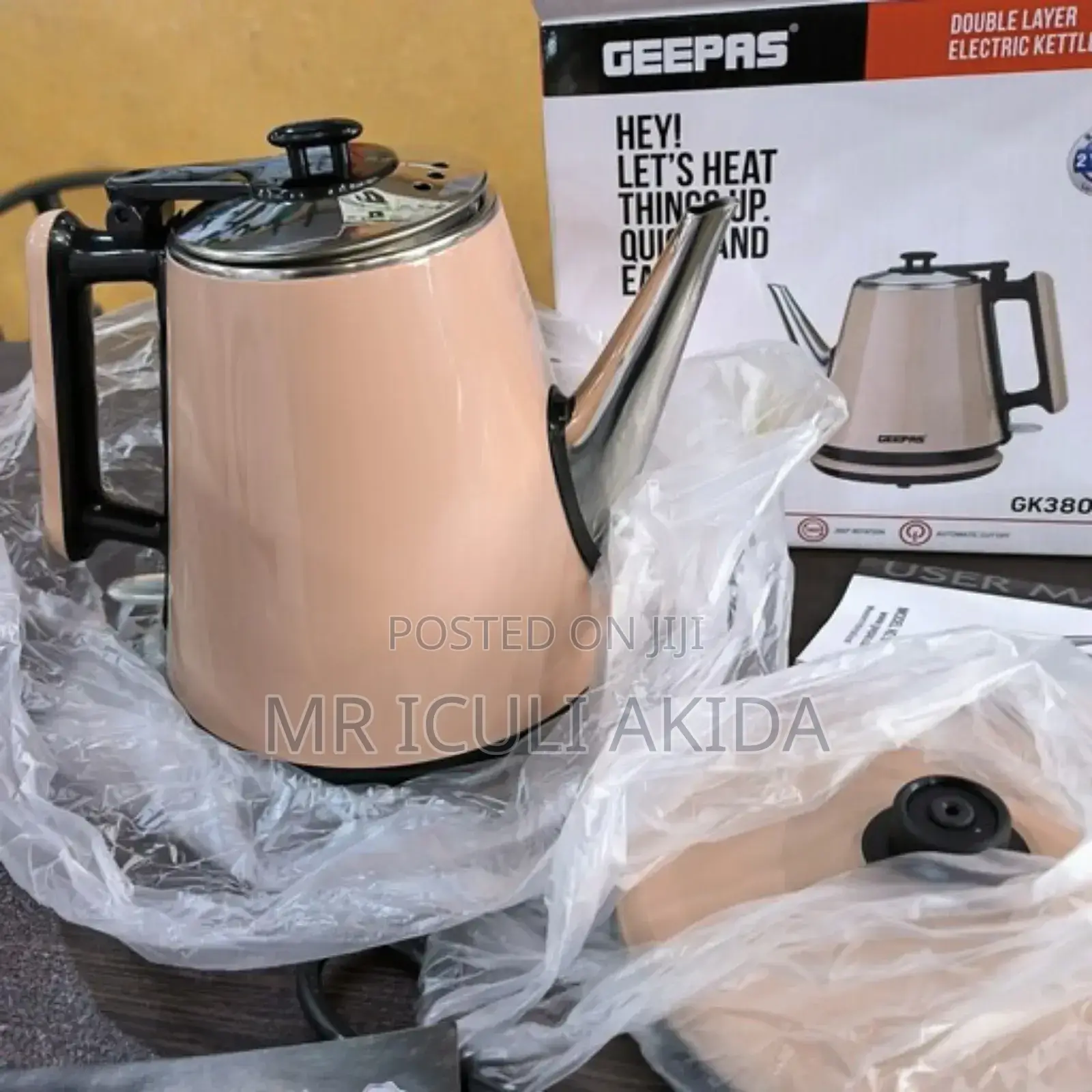 Geepas Double Layer Electric Kettle