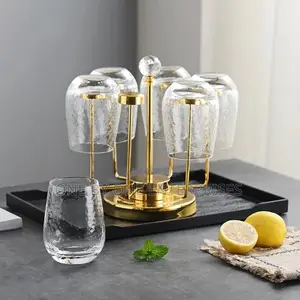 Rotating Glass Holder Cup Rack