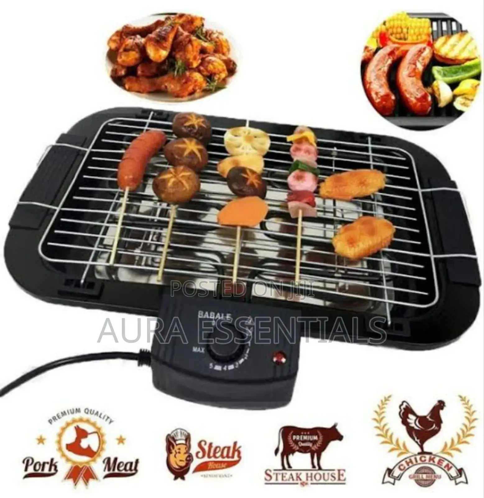 Spirit Black Electrical BBQ and Raclette Grill
