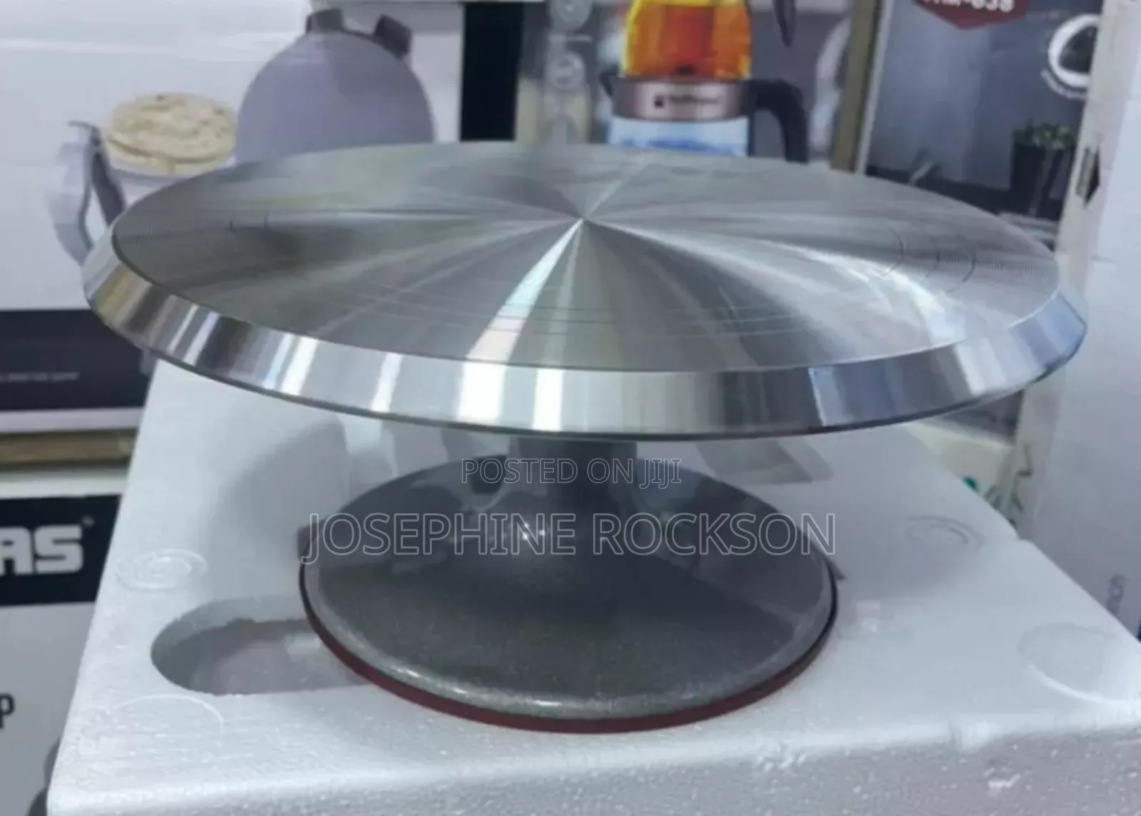 Stainless Steel Rotating Cake Turntable