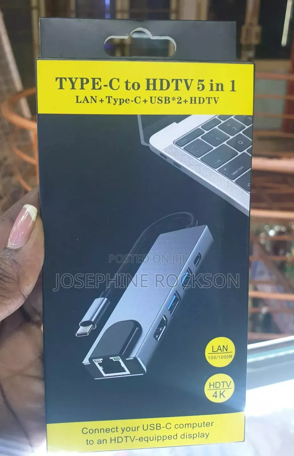 Type C to HDTV 5 in 1 Adapter
