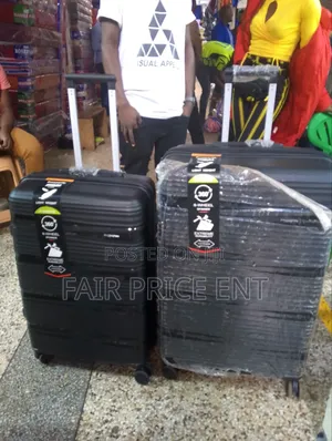 Pure Rubber Plastic Suitcases. Large. ( Black)
