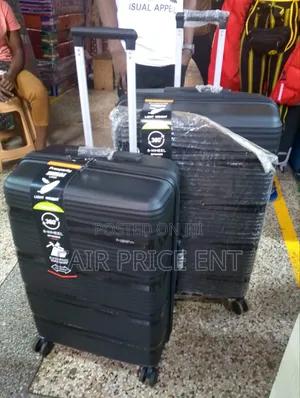Pure Rubber Plastic Suitcases. Large. ( Black)