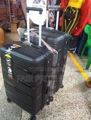 Pure Rubber Plastic Suitcases. Large. ( Black)