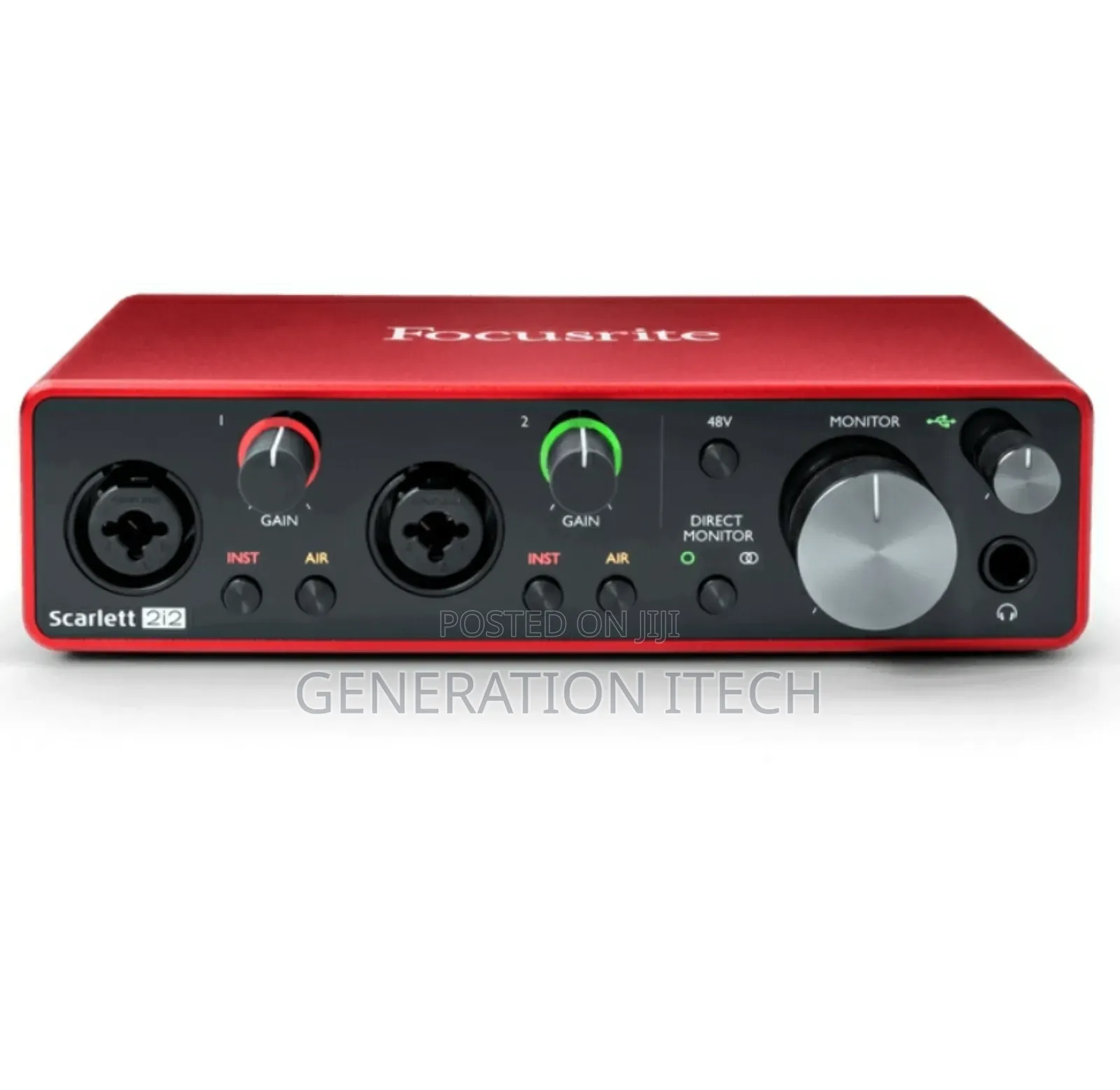 Focusrite Scarlett 2i2 (3rd Gen) Studio Sound Card