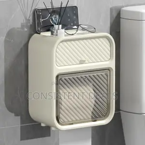 Toilet Tissue Box, Bathroom Wall Mounted Tissue Drawer
