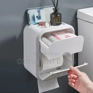 Toilet Tissue Box, Bathroom Wall Mounted Tissue Drawer