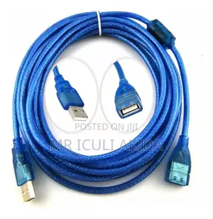 Extension Cable USB 2.0 5 Meters Blue Color
