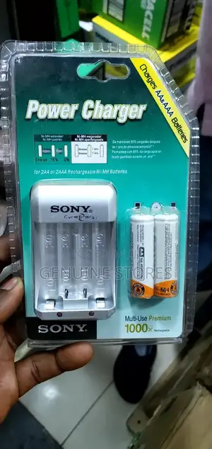 Sony Battery Charger for Double Aa and Tripple Aaa Batteries