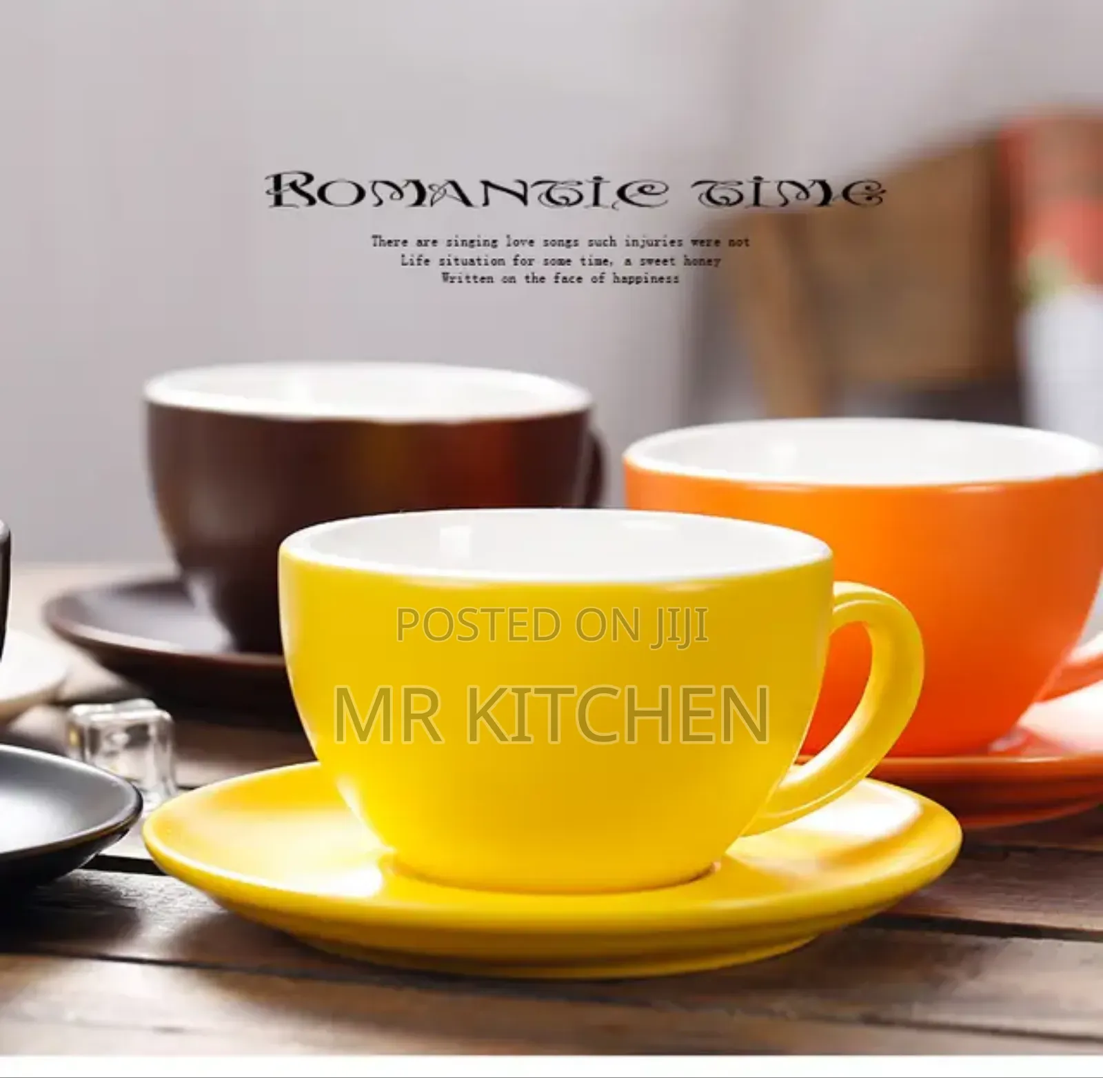 Coloured Cappuccino Single Cups [12]