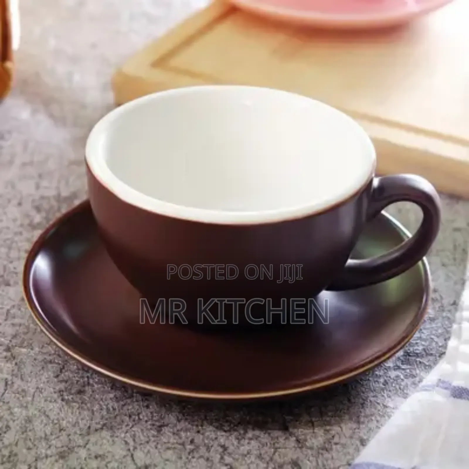 Coloured Cappuccino Single Cups [12]