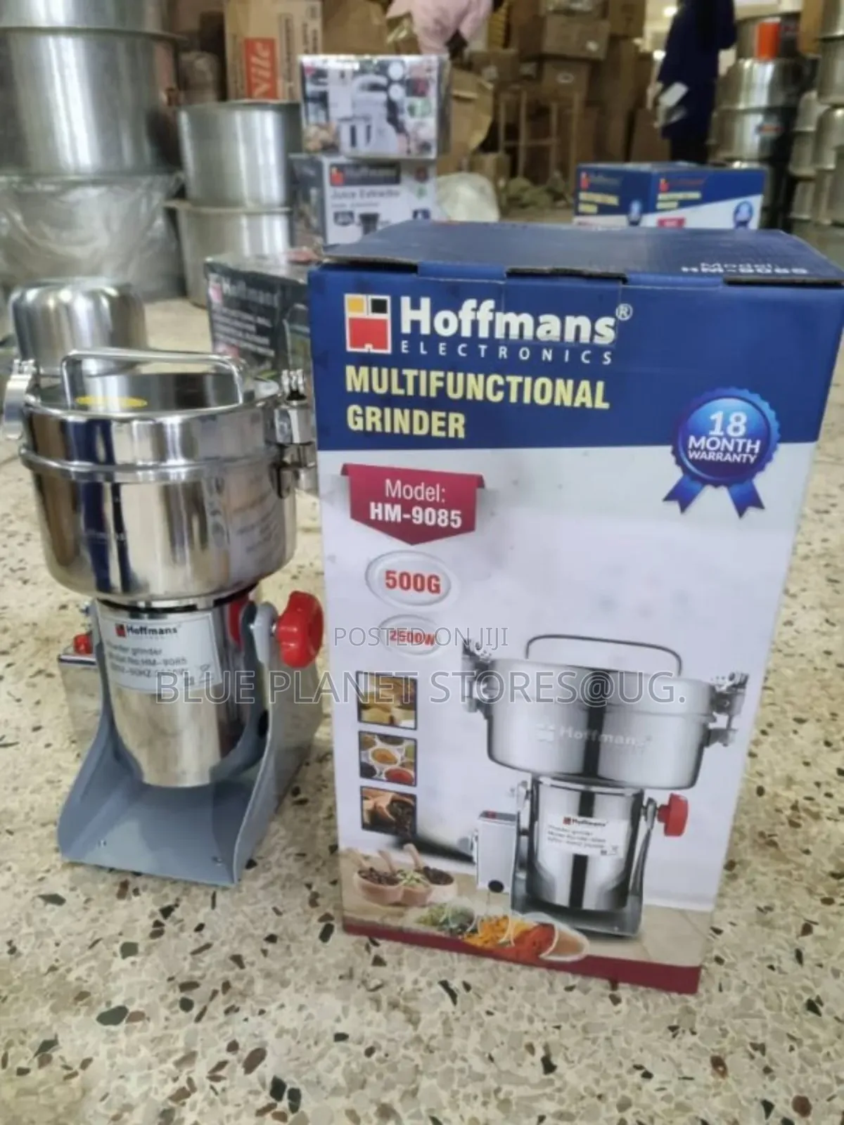 HOFFMANS 500gms Cereal/Powder Grinder \\ 2500w \\ HM-9085