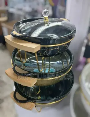 Your Home Beautifier Ceramic Serving Dishes Bowls WTH Stand