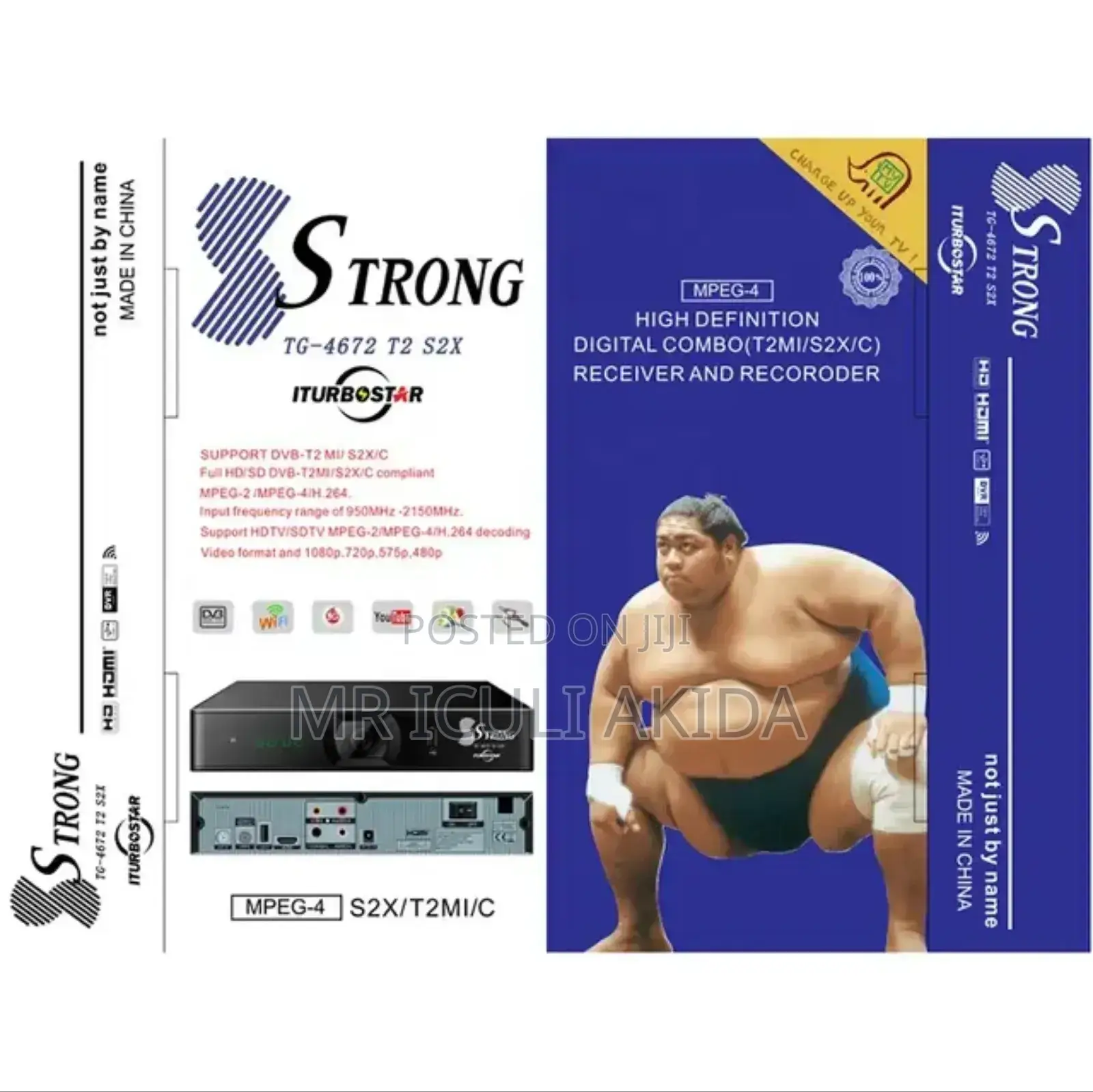 Strong Signal M1 Satellite Receiver Free to Air Decoder