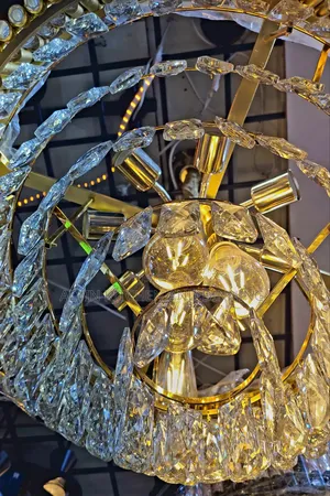 Chandeliers for Sitting, Kitchen, Dining Room.