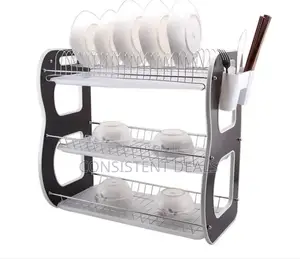 3 Tier Dish Wooden Drying Rack