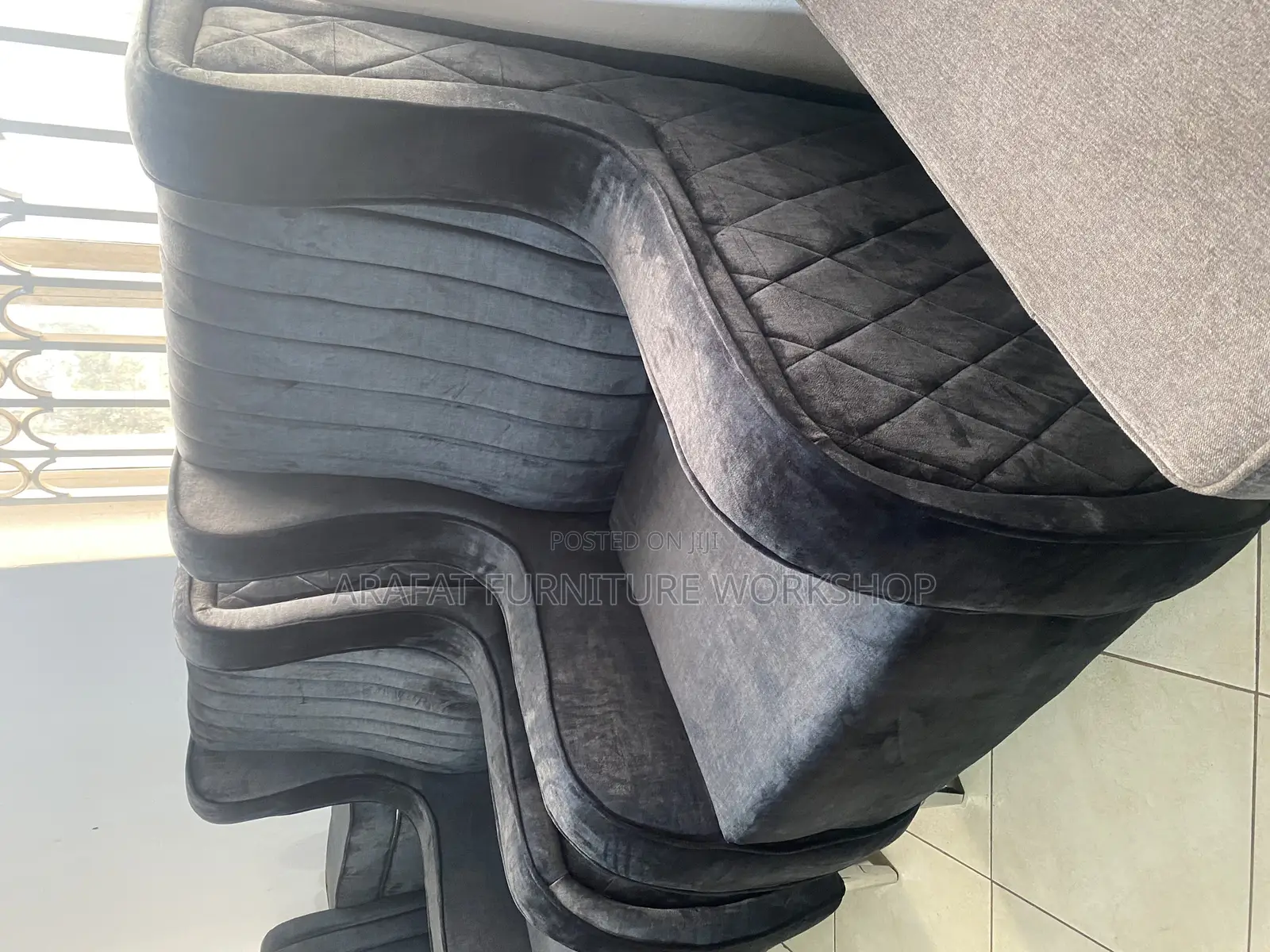 Gray Modern Couch/ Highdensity Sofa Set