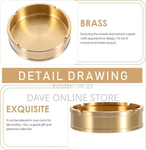 Luxury Gold Ash Tray