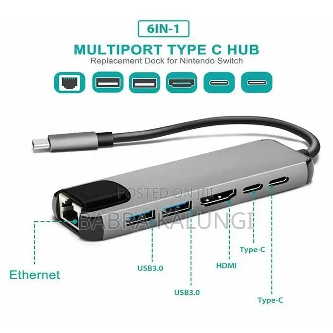 Typec Interface Hub, Ethernet Adapter USB3.0