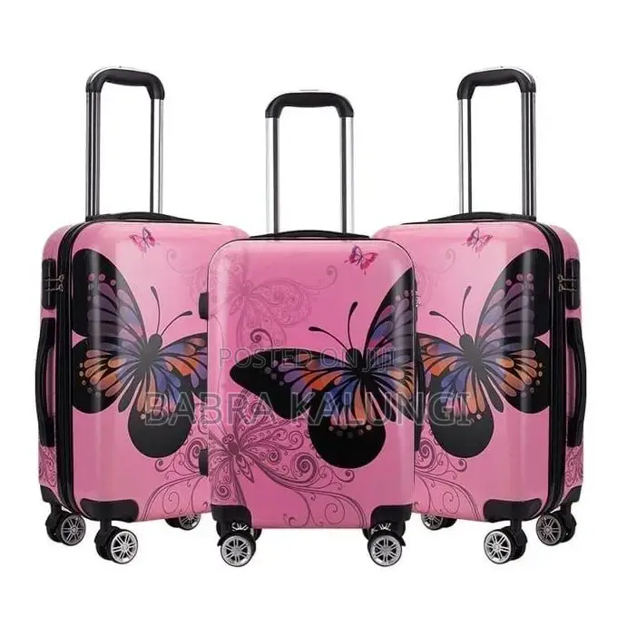 3 Piece Spinner Luggage Set 4 Wheel Luggage Light
