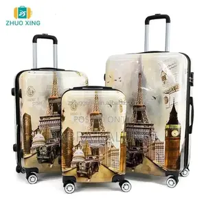 3 Piece Spinner Luggage Set 4 Wheel Luggage Light