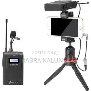 Boya 48-Channel UHF Wireless Lavalier Microphone
