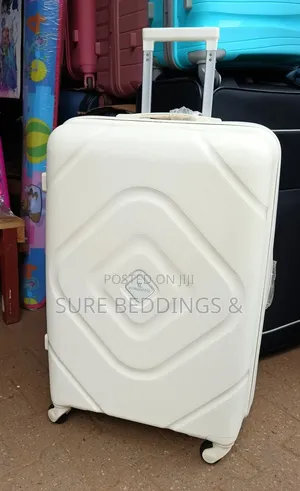 Coral Rubber Suitcase