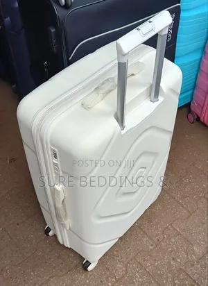 Coral Rubber Suitcase