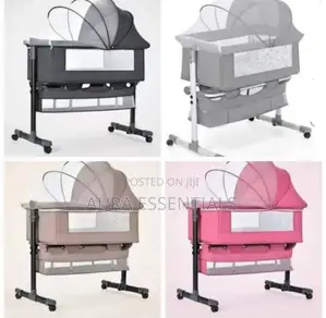 Convertible Baby Bassinet With Detachable Mosquito Net