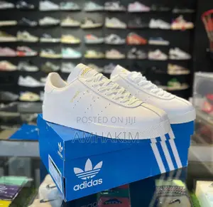 New Adidas Topanga Leather Sneakers in Stock