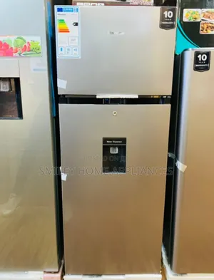 Hisense 270ltrs Double Door Fridge With a Dispenser Silver