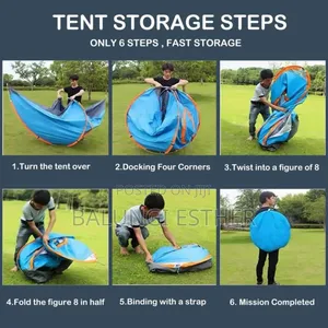Pop Up Automatic Camping Tent (6x6)