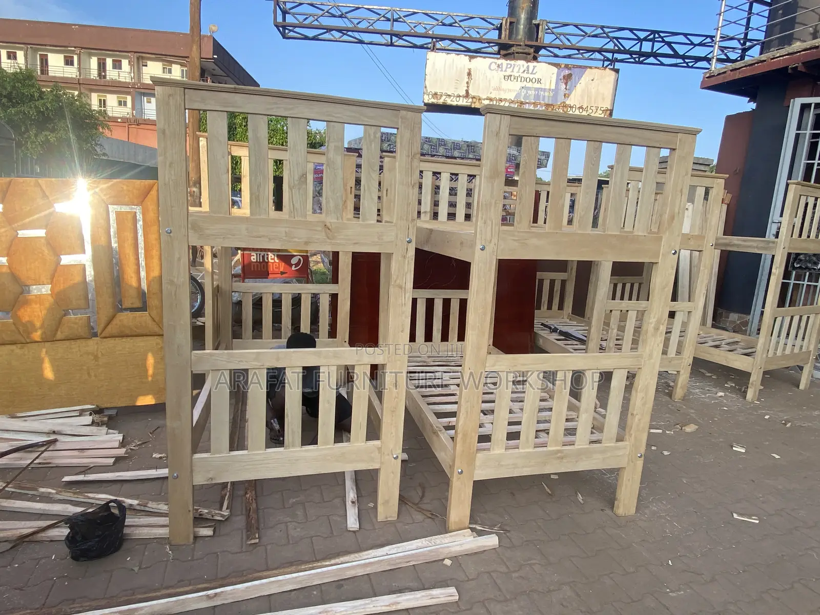 Solid Double Decker Bed/ Bunk Bed