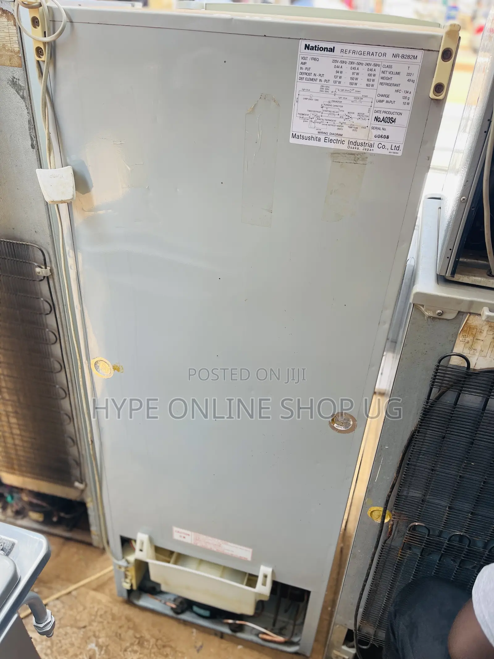 National Double Door Fridge