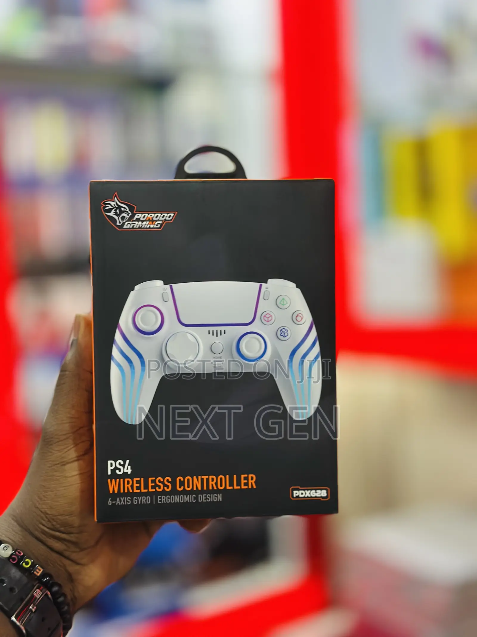Porodo Gaming Gamepad Controller With Cool Light Patterns