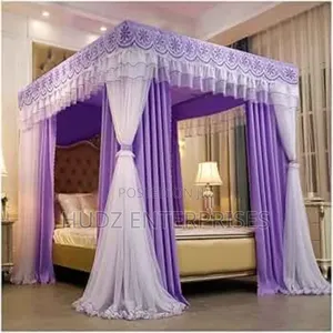 4stand Curtain Net Daimand Purple