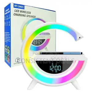 Led Wireless Charger With Speaker