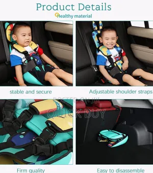 Comfortable Portable Kids Safety Car Seat