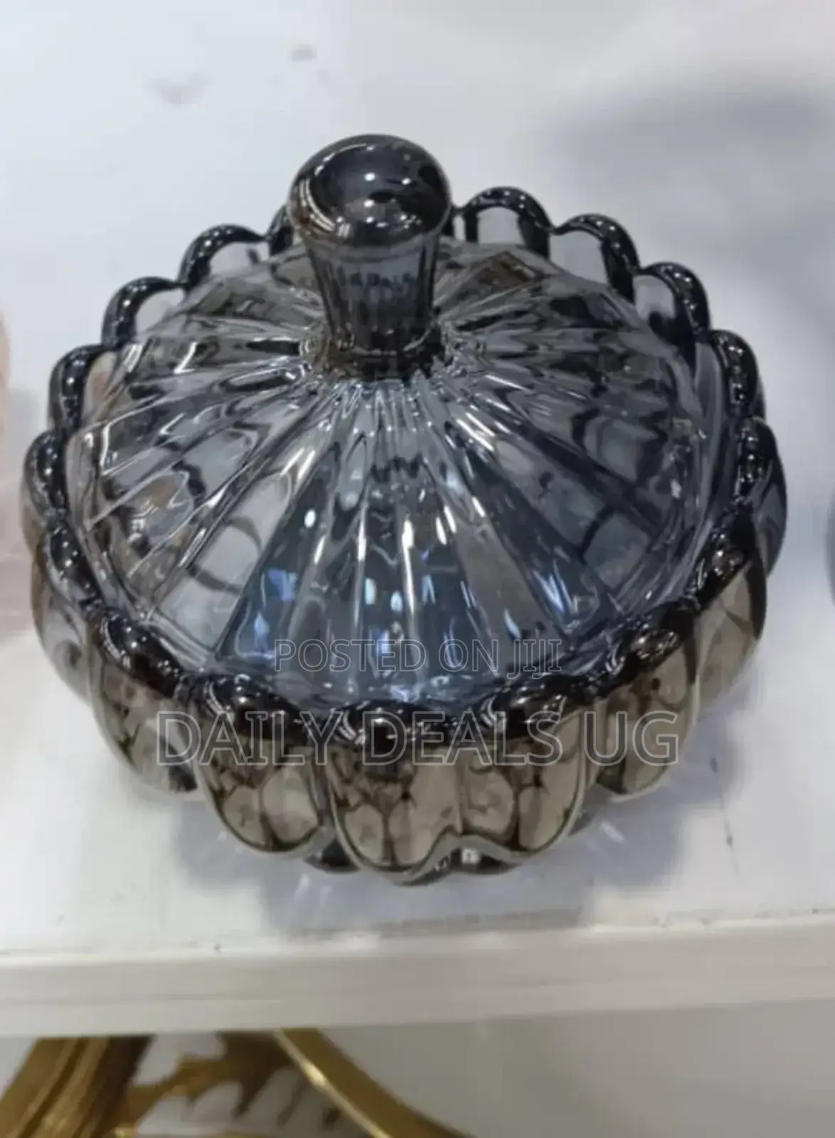 Glass Sugar Bowl