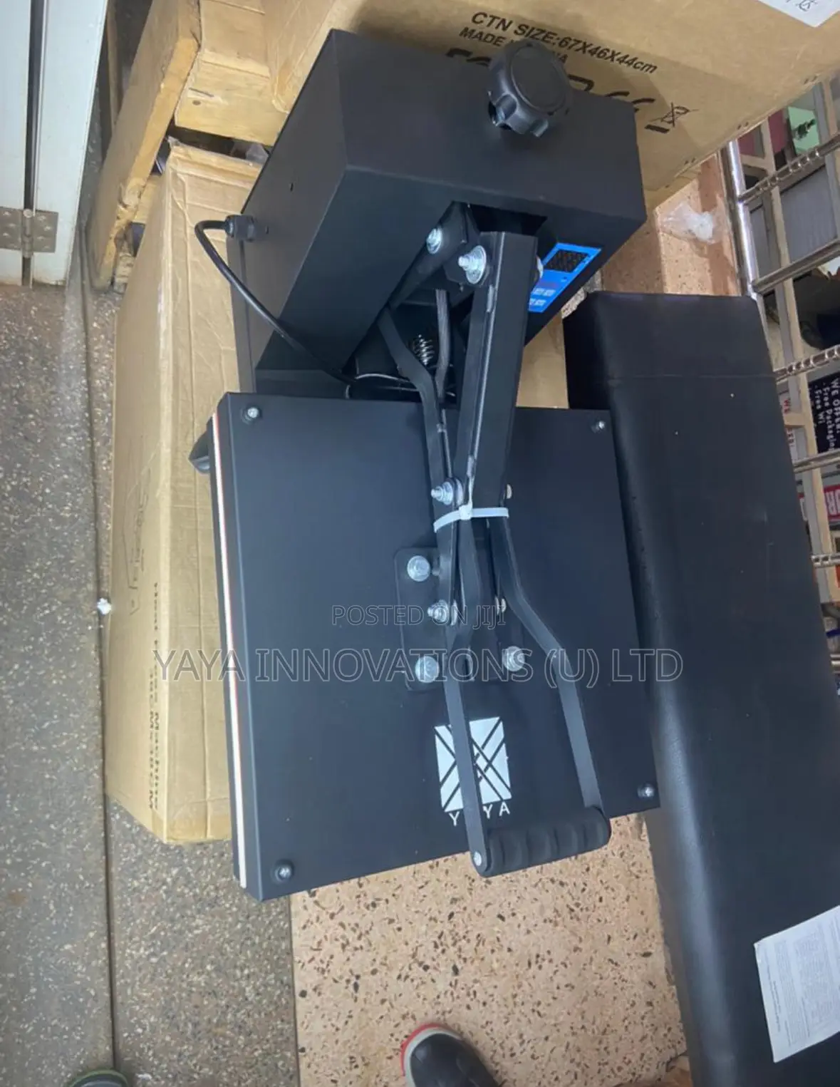 Heat Press Machine With Non Sticky Silicon Pads