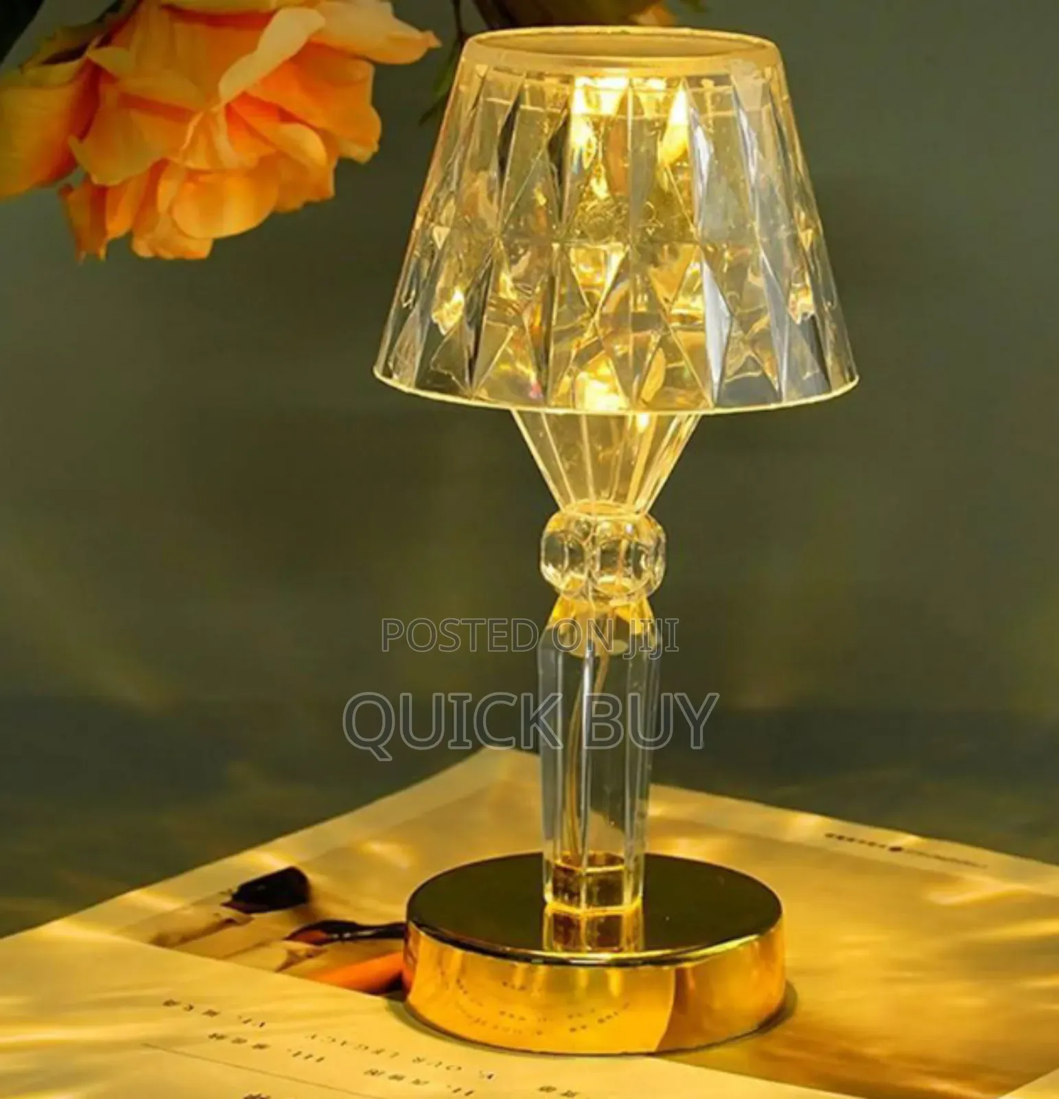 Elegant Decorative Crystal Table Light Lamp
