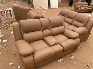 Pure Leather Sofa Set
