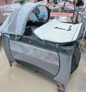 Foldable Travel Baby Crib Nursery Center Newborn to Toddler